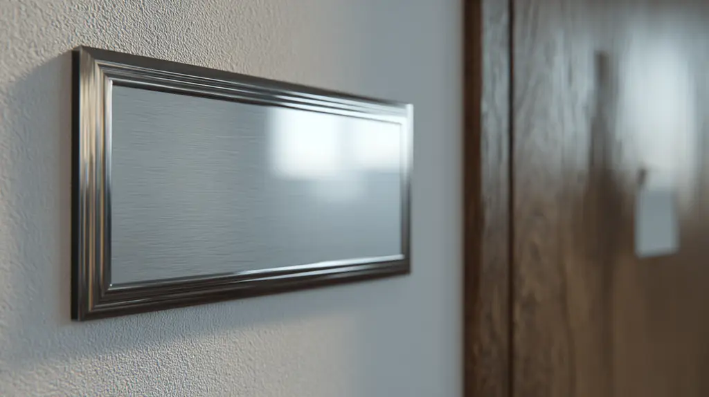 Placa de porta ocupado livre