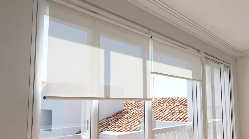 Portas e janelas com persianas integradas
