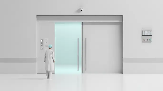 Portas de correr para hospital