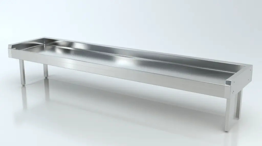 Prateleira de inox para clinica veterinária