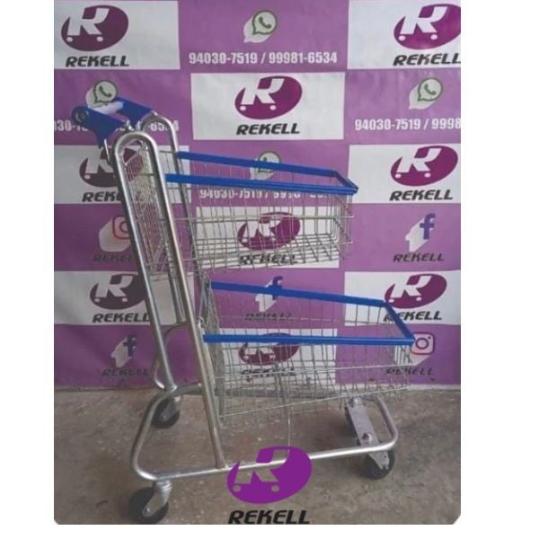 Carrinho de compras de supermercado