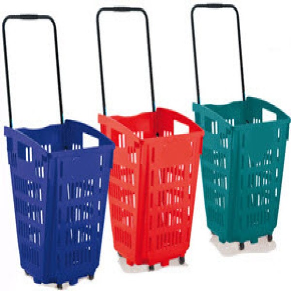 Cesta De Compra Com Rodinhas