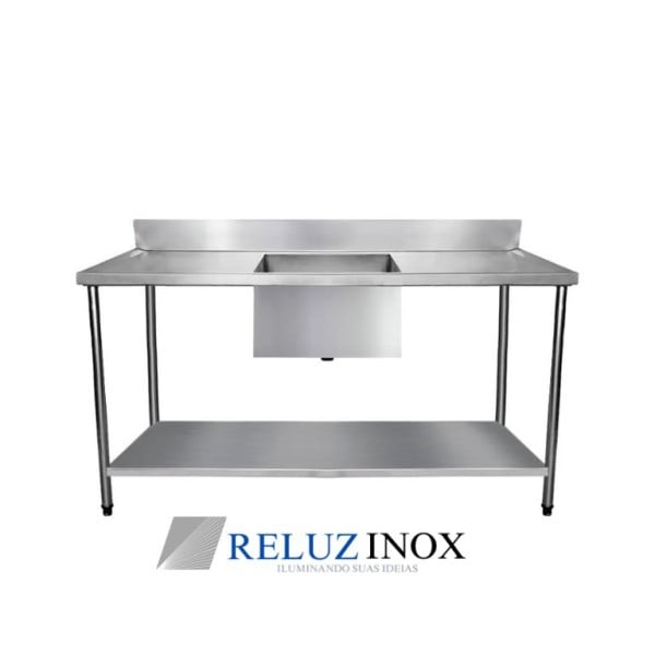 Pia De Aço Inox Industrial