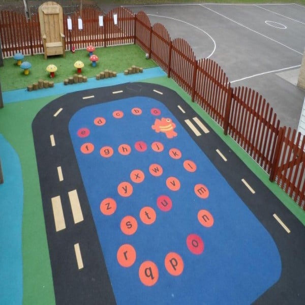 piso emborrachado infantil
