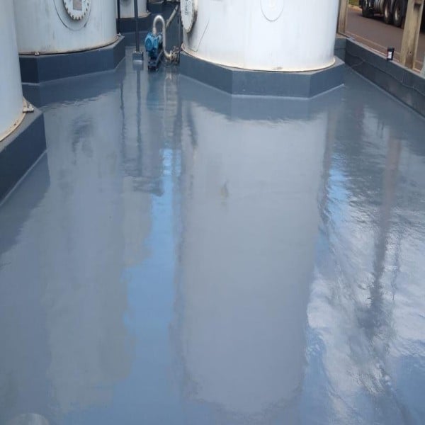 tinta PU para piso industrial