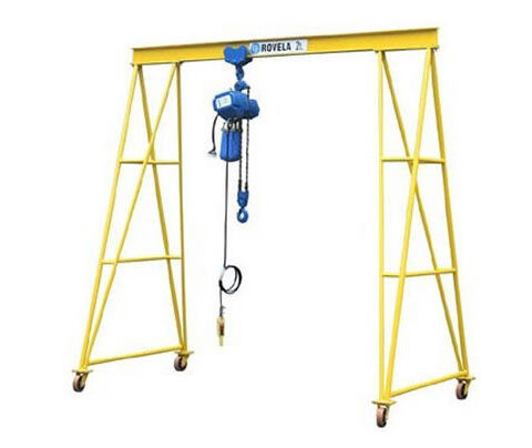 pórtico móvel com talha manual 500kg