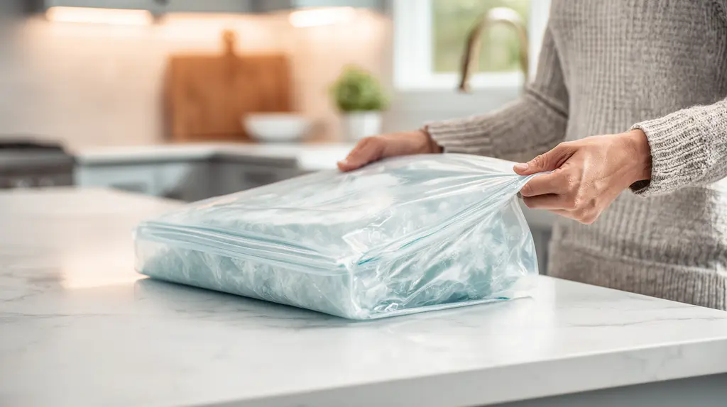 Saco para congelar alimentos