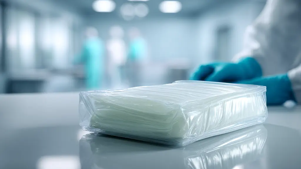 Saco plastico hospitalar