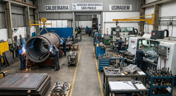 Caldeiraria e Usinagem