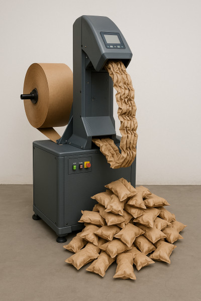 Máquina De Produção De Almofadas De Papel Reciclável