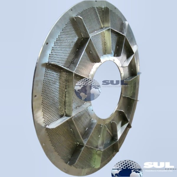 Chapa De Inox Perfurada