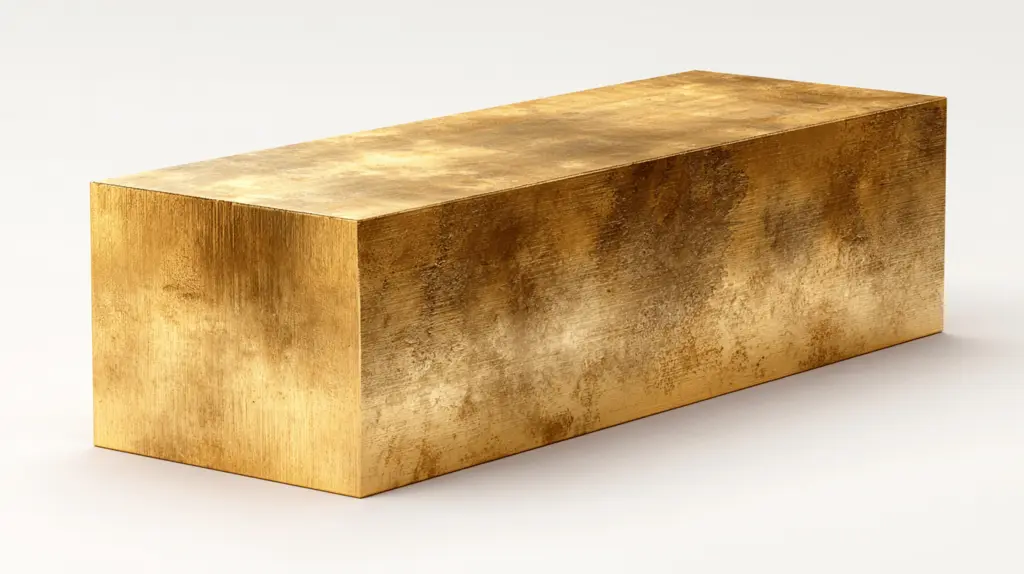 Tarugo quadrado de bronze