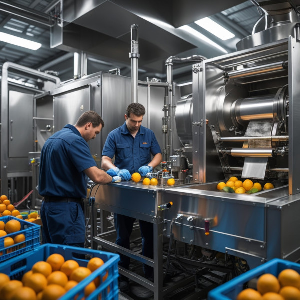 Manutenção de Equipamentos Indústria Cítrica