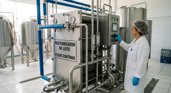 pasteurizador para leite