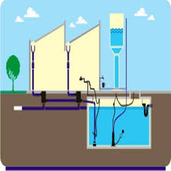 Instalação De Sistema De Reaproveitamento De Agua Pluvial