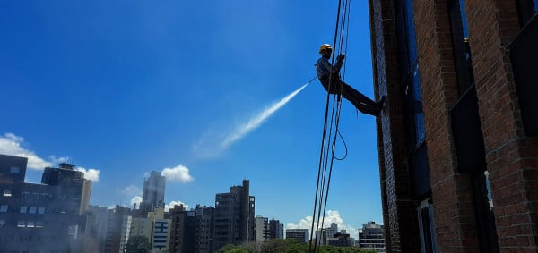 Hidrojateamento Fachada