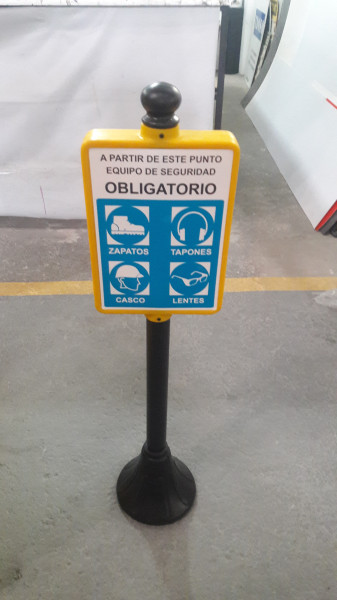 Pedestal Sinalização Para Segurança Do Trabalho