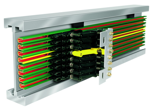 Barramento blindado com condutores individuais