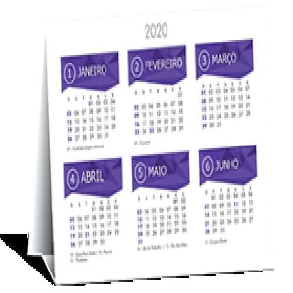 Calendários De Mesa Personalizados