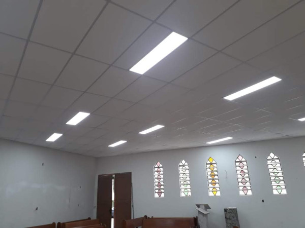 forro de isopor para igreja