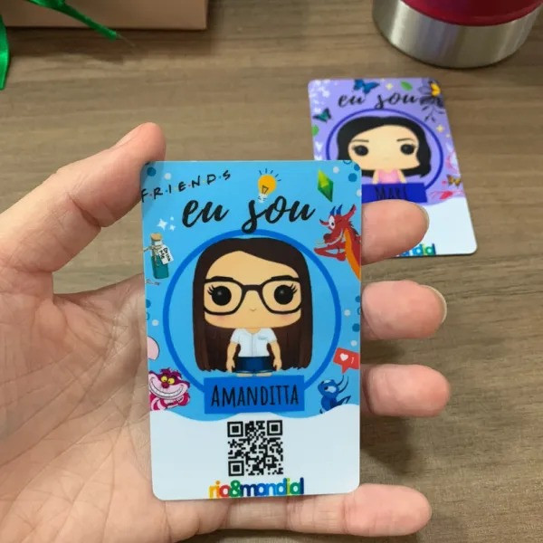 Crachá Com Código De Barras