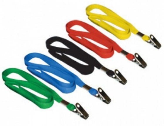 Cordão Para Crachá Com Presilha Jacaré