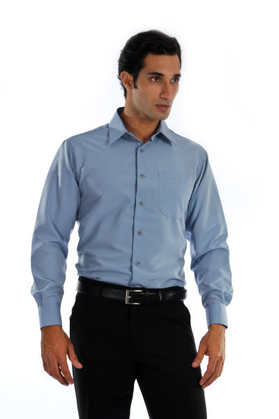 Camisa Social De Microfibra Para Uniforme
