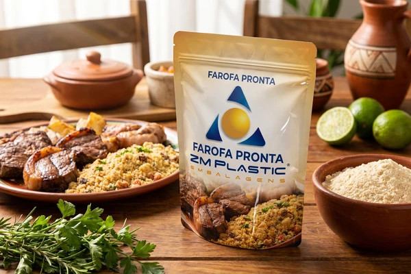 Embalagem para farofa pronta