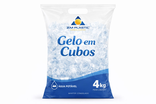 Indústria de bobina flowpack para gelo