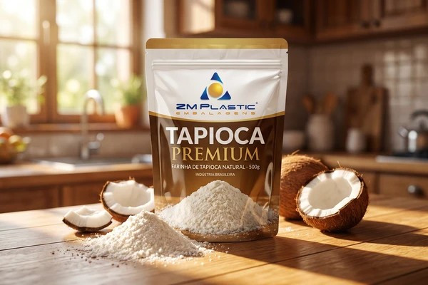 Saco laminado para tapioca