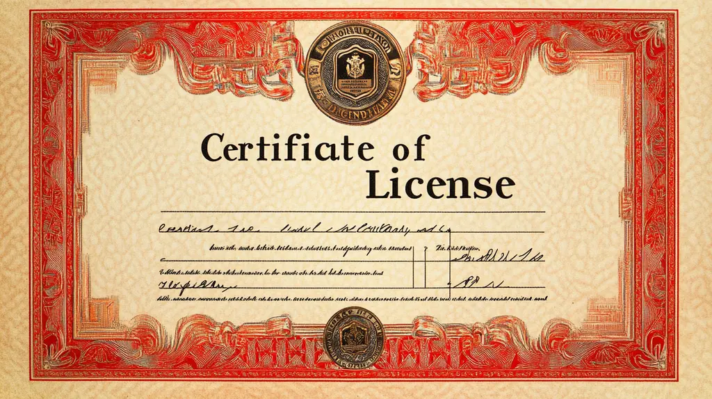 Certificado De Licença Do Corpo De Bombeiros 04