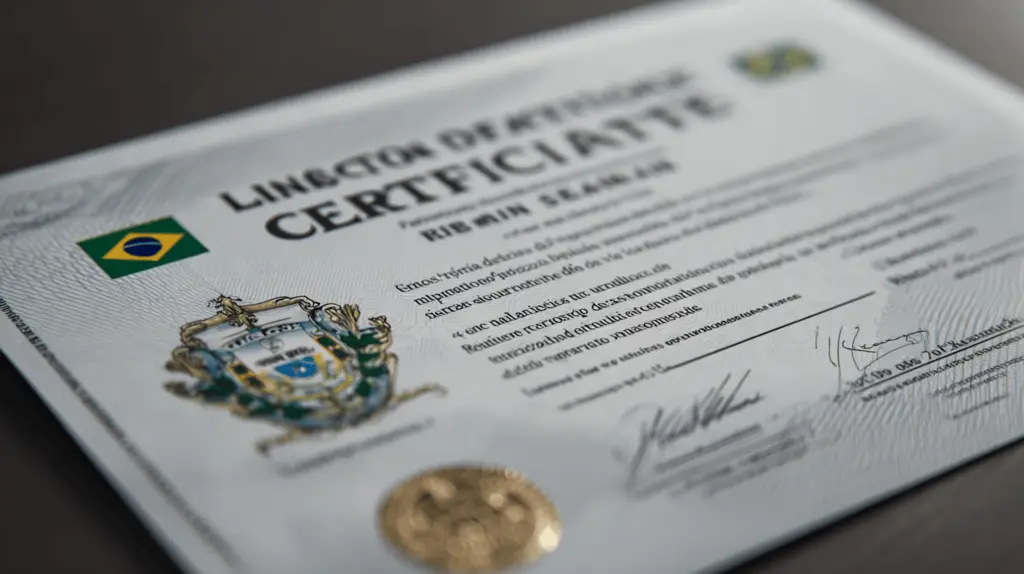 Certificado De Licenciamento Do Corpo De Bomb